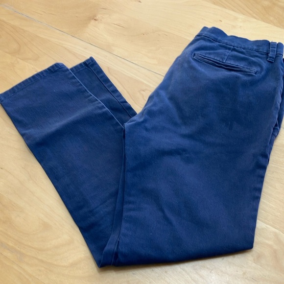 TopMan‎ Straight Leg Grey Blue pants size 30 x 32 used, stretch skinny - Picture 1 of 4